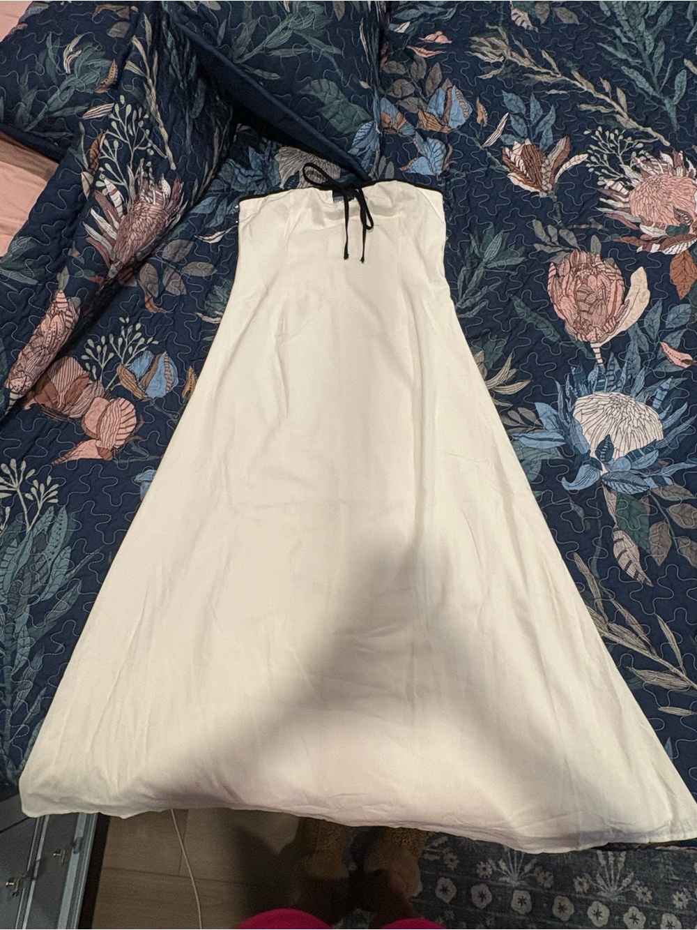 White Linen Dress